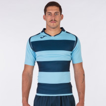 Футболка JOMA 100735.312 T-shirt Prorugby Ii Navy-skyblue S/s