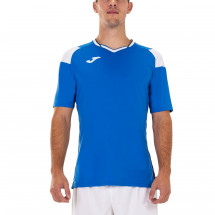 Футболка JOMA 101269.702 T-shirt Crew Iii Royal-white-navy S/s