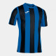Футболка JOMA 101287.701 Inter T-shirt Royal-black S/s