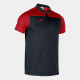 Футболка поло JOMA 101371.106 Polo Shirt Combi Black-red S/s