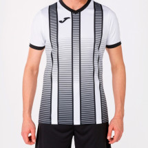 Футболка Joma 101464.201 Tiger Ii T-shirt White-black S/s