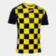 Футболка JOMA 101465.109 Flag Ii T-shirt Black-yellow S/s