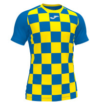 Футболка JOMA 101465.709 Flag Ii T-shirt Royal-yellow S/s