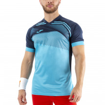 Футболка Joma 101604.013 Supernova Ii T-shirt Fluor Turquoise-dark Navy S/s