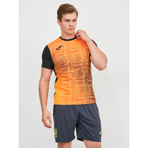 Футболка JOMA 101929.108 Elite Viii Short Sleeve T-shirt Black Orange