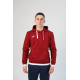 Реглан JOMA 101962.672 Confort Ii Hoodie Burgundy White