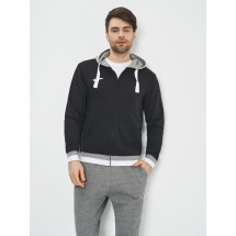 Олімпійка Joma 101963.111 Confort Ii Zip-up Hoodie Black Grey