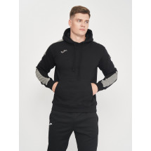 Реглан Joma 102238.111 Street Hoodie Black Melange Gray