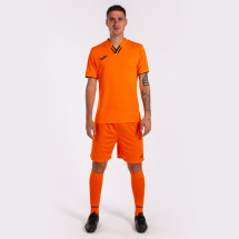 Футболка Joma 102765.881 Toletum Iv Short Sleeve T-shirt Orange Black
