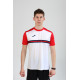 Футболка JOMA 102852.206 Hispa Iv Short Sleeve T-shirt White Red