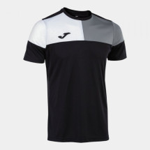 Футболка JOMA 103084.111 Crew V Short Sleeve T-shirt Black Grey