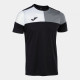 Футболка JOMA 103084.111 Crew V Short Sleeve T-shirt Black Grey