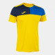 Футболка JOMA 103084.907 Crew V Short Sleeve T-shirt Yellow Royal