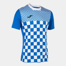 Футболка JOMA 103157.702 Flag Iii Short Sleeve T-shirt Royal White