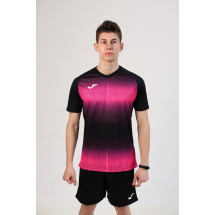 Футболка JOMA 103235.118 Tiger V Short Sleeve T-shirt Black Fluor Pink