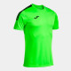 Футболка JOMA 103245.021 Olimpiada Short Sleeve T-shirt Fluor Green Black
