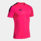 Футболка JOMA 103245.501 Camiseta Manga Corta Olimpiada Fucsia Negro