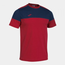 Футболка JOMA 103296.603 Crew V Short Sleeve T-shirt Red Navy