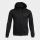 Олімпійка JOMA 103707.117 Olimpiada Zip-up Hoodie Black Fluor Green