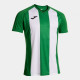 Футболка JOMA 103720.452 Camiseta Manga Corta Inter Iv Verde Blanco