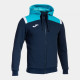 Олімпійка JOMA 103737.342 Toledo  Zip-up Hoodie Navy Fluor Turquoise
