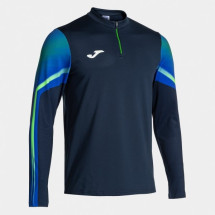 Реглан JOMA 103802.317 Sudadera Elite Xi Marino Verde Fluor