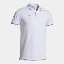 Футболка поло JOMA 103815.207 Confort Classic Short Sleeve Polo White Royal