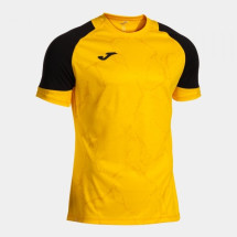 Футболка JOMA 104391.901 Hispa V Short Sleeve T-shirt Yellow Black