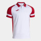 Футболка поло JOMA 104489.206 Lider Short Sleeve Polo White Red