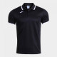 Футболка поло JOMA 104493.102 Combi Premium Short Sleeve Polo Black White
