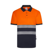 Футболка поло VELILLA 305533_61/19 Short Sleeve Two-tone Recycled Polyester Polo Shir