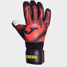 Воротарські рукавиці JOMA 401364.119 Guantes Portero Premier Negro Coral Fluor