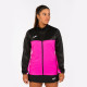 Олімпійка JOMA 901645.030 Montreal Full Zip Sweatshirt Fluor Pink Black