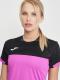 Футболка Joma 901644.030 Montreal Short Sleeve T-shirt Fluor Pink Black