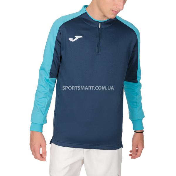 Реглан Joma 102749.342 Co Championship Sweatshirt Navy Fluor Turquoise