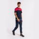 Футболка JOMA 103296.336 Crew V Short Sleeve T-shirt Navy Red
