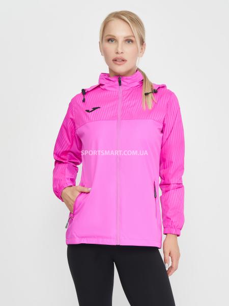 Куртка вітрозахисна JOMA 901708.030 Montreal Raincoat Fluor Pink
