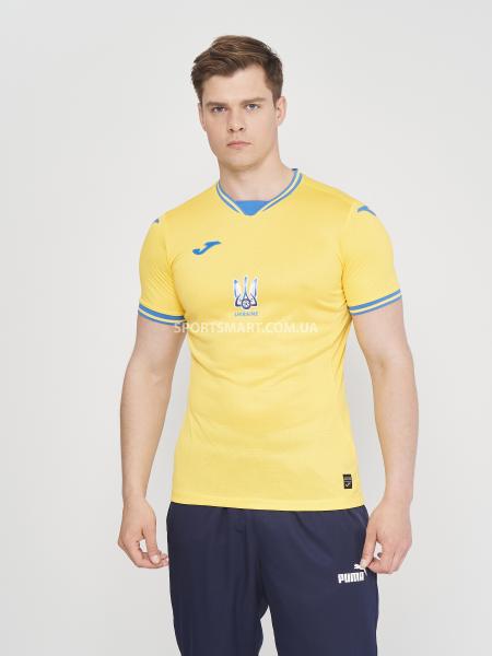 Футболка Joma AT102404B907 Fed. Futbol Ucrania Home Short Sleeve T-shirt Yell