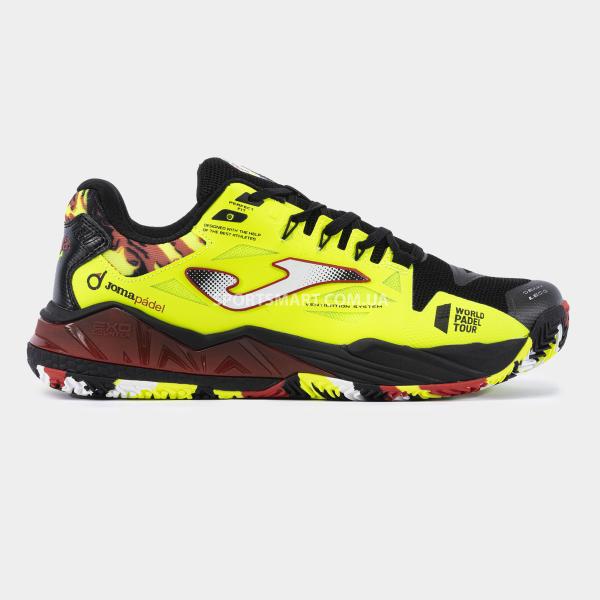 Кросівки тенісні Joma TSPINS2309P T.spin 2309 Black Lemon Fluor