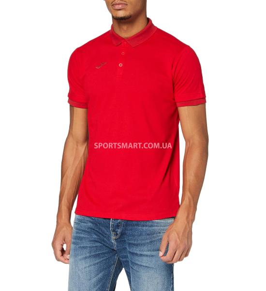 Футболка поло JOMA 100748.600 Polo Shirt Bali Ii Red S/s