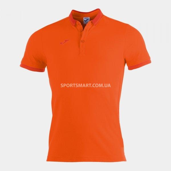Футболка поло JOMA 100748.800 Polo Shirt Bali Ii Orange S/s