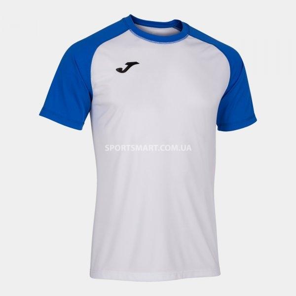 Футболка JOMA 102218.207 Teamwork Short Sleeve T-shirt White Royal