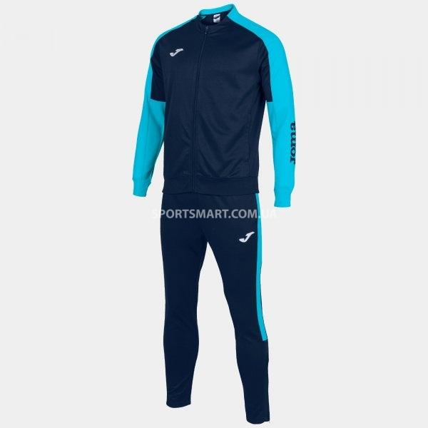 Спортивний костюм JOMA 102751.342 Eco Championship Tracksuit Navy Fluor Turquoise