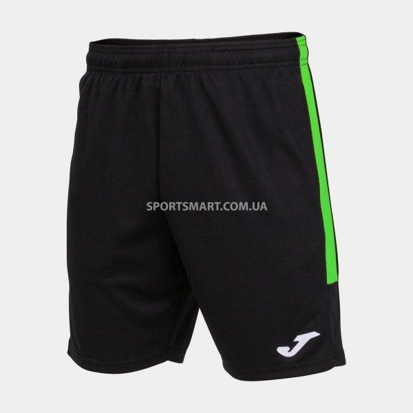 Шорти JOMA 102841.117 Eco Championship Bermuda Black Fluor Green