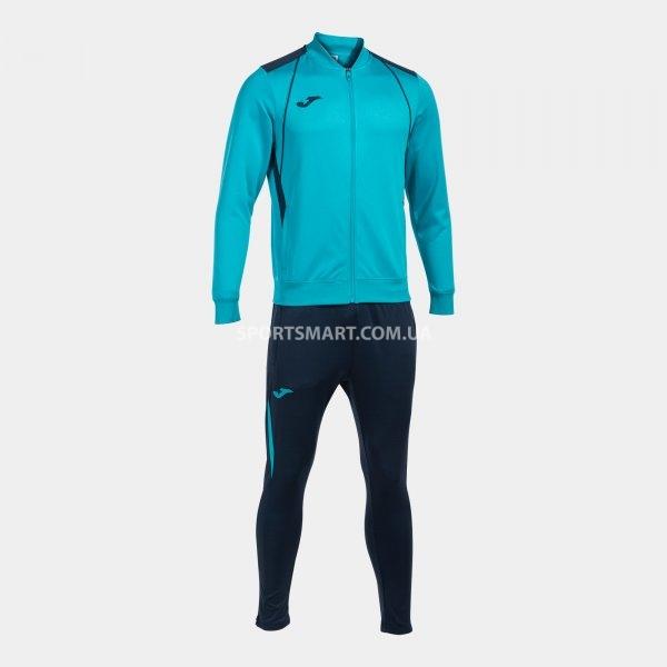 Спортивний костюм JOMA 103083.013 Championship Vii Tracksuit Fluor Turquoise-navy