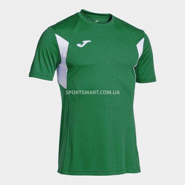 Футболка JOMA 103150.452 Camiseta Manga Corta Winner Iii Verde Blanco