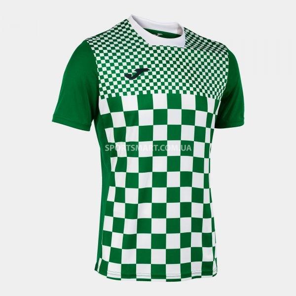Футболка JOMA 103157.452 Flag Iii Short Sleeve T-shirt Green White