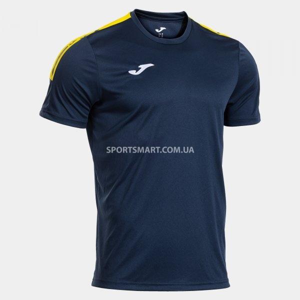 Футболка JOMA 103245.339 Olimpiada Short Sleeve T-shirt Navy Yellow