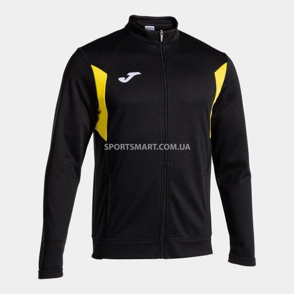 Олімпійка JOMA 103316.109 Winner Iii Full Zip Sweatshirt Black Yellow