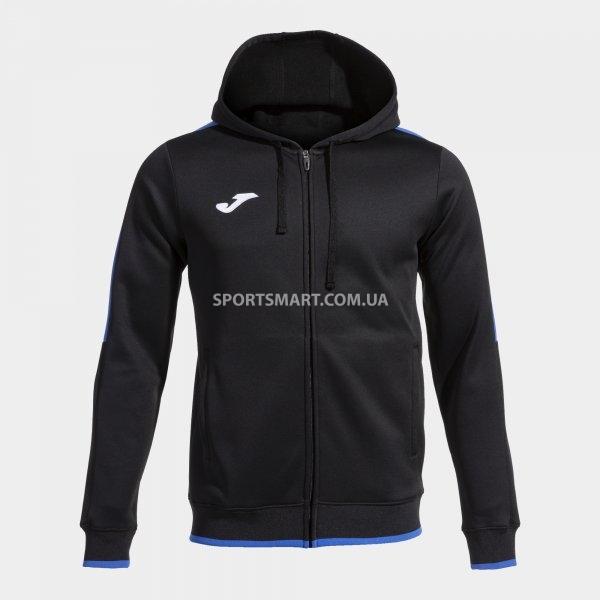 Олімпійка JOMA 103707.107 Olimpiada Zip-up Hoodie Black Royal